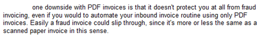image thumb72 Is there any downside in sending PDF invoices? [LinkedIn discussion]